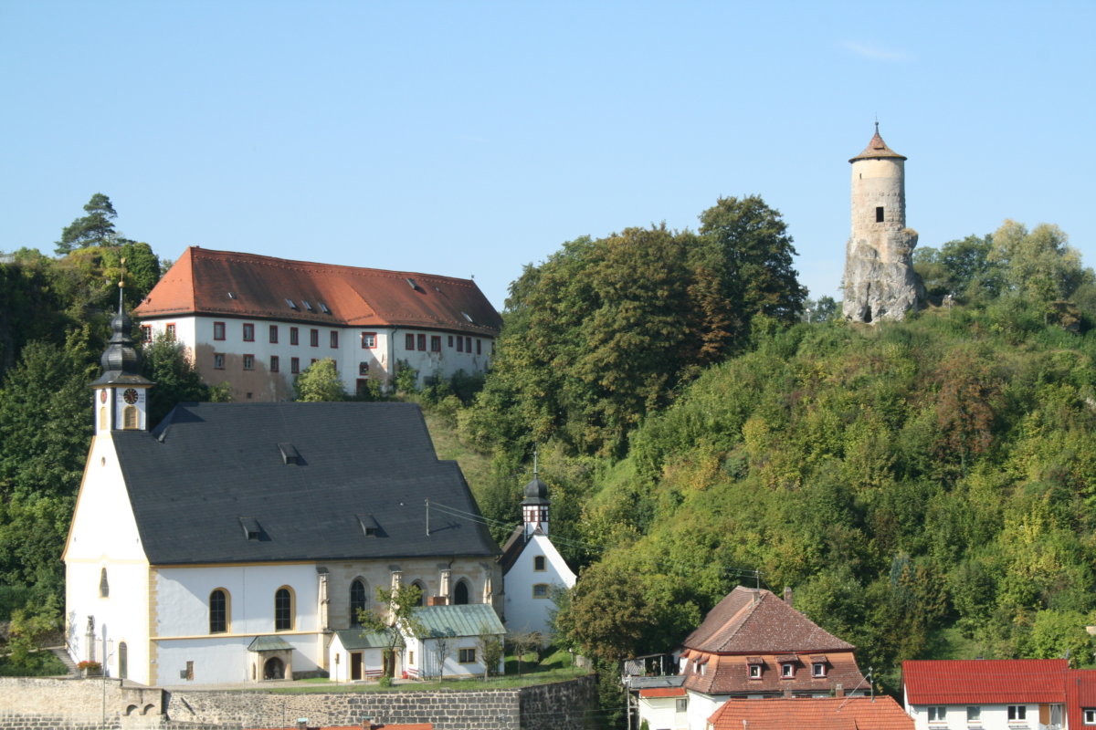 Burg Waischenfeld Ansicht Stadtseite
