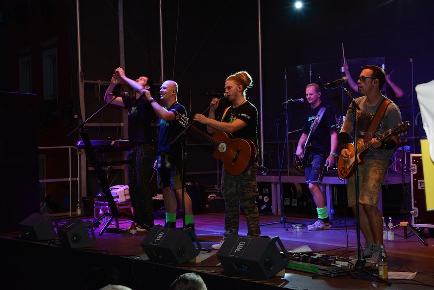 Band am Abend
