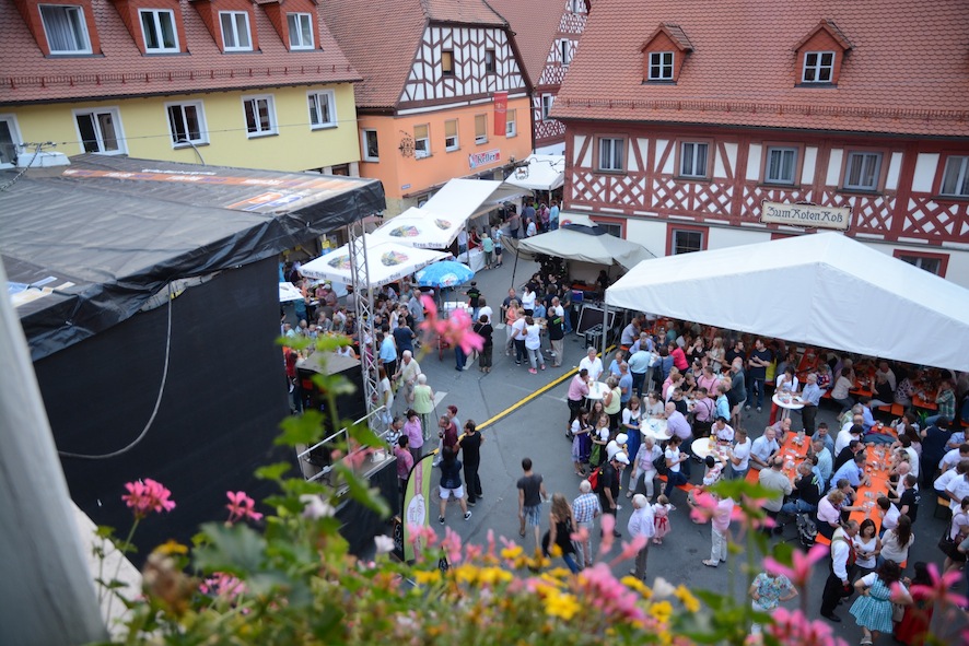 Bürgerfest von oben